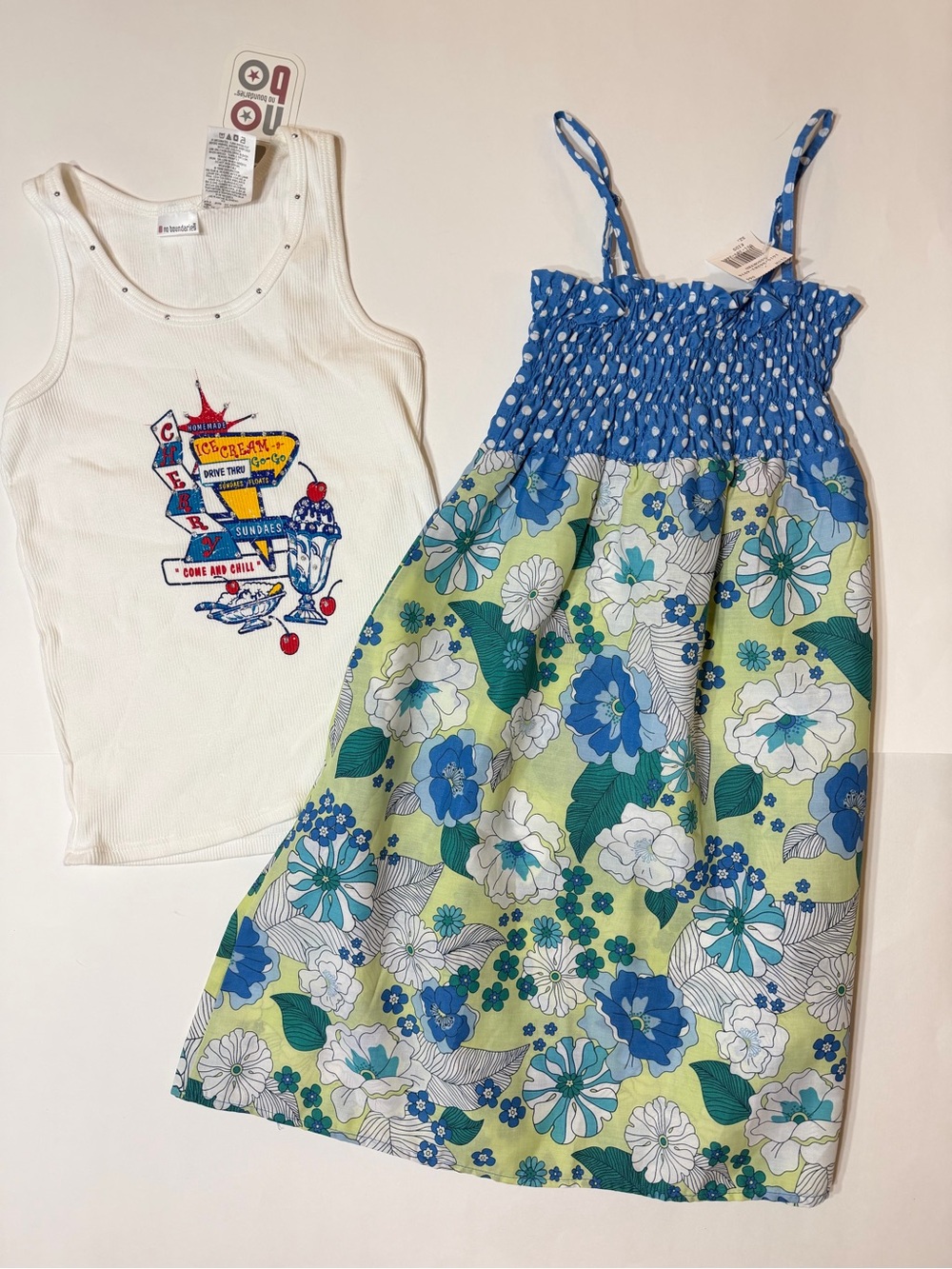 Lot of Girls Dress and Tank Top Size 7/8 NWT